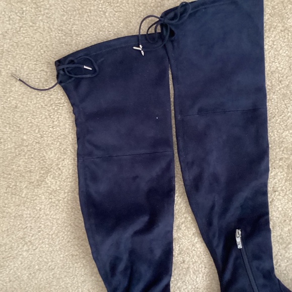 Marc Fisher OTK Boots Blue NIB - Picture 7 of 10